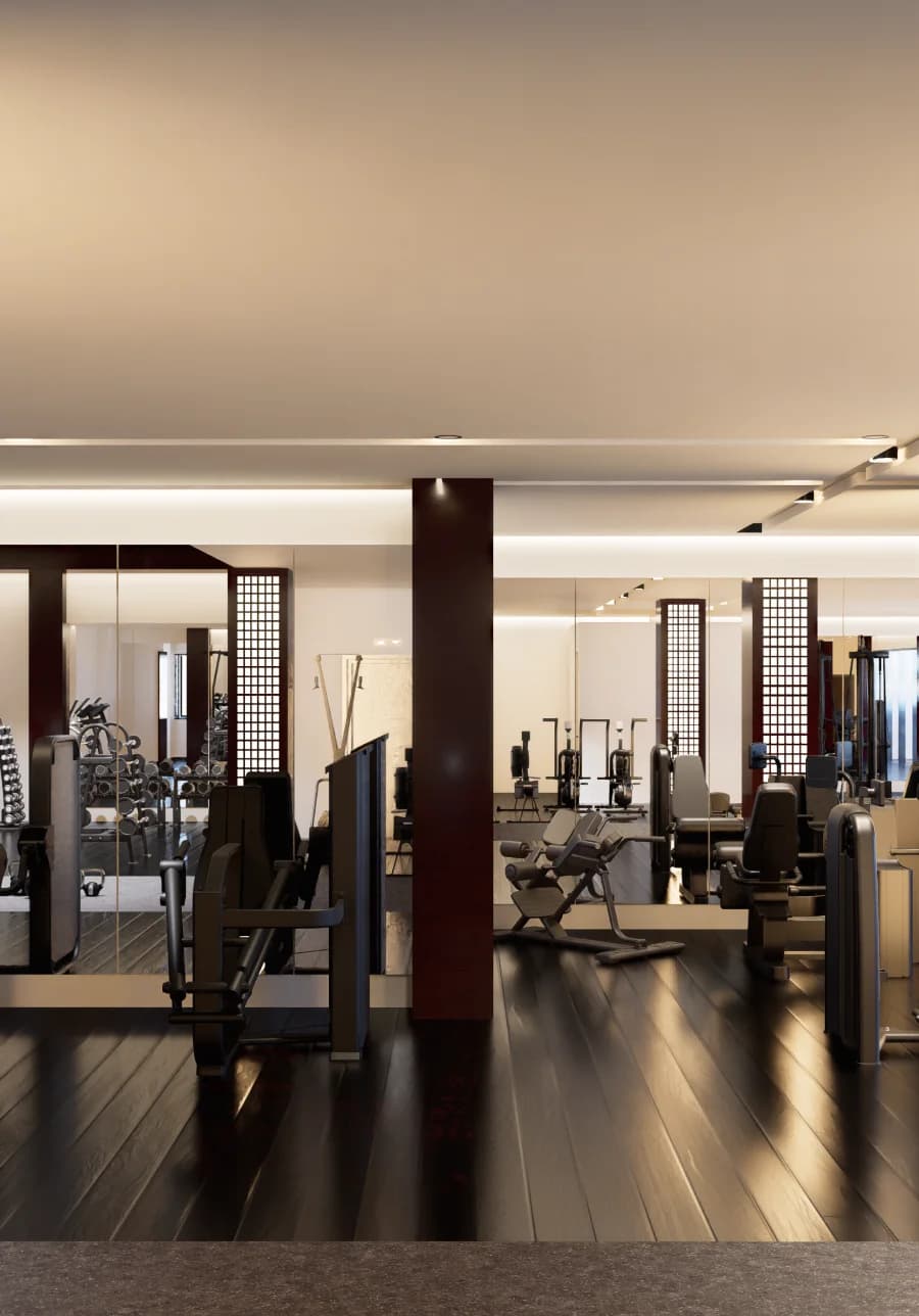 The Gym - Performance-driven space with premium equipment and personalised training